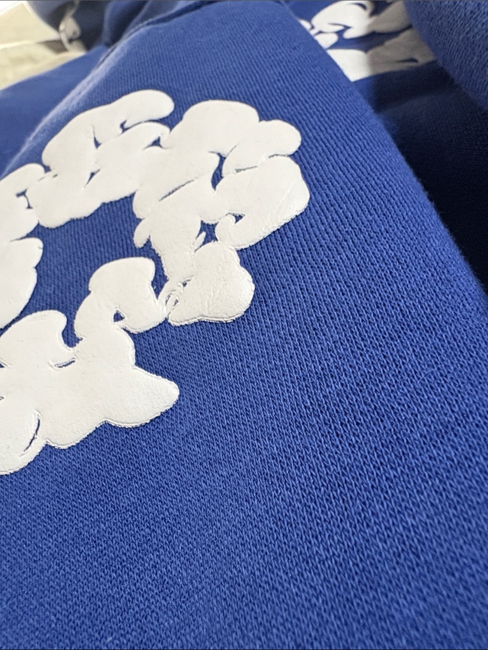 Dark Blue Denim Tears Hoodie - Picture 5 of 6